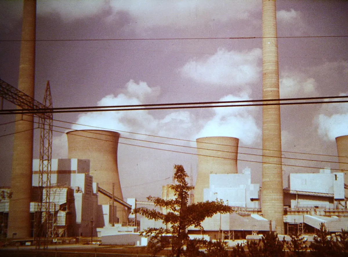 John E. Amos coal-fired power plant on the Kanawha River, West Virginia