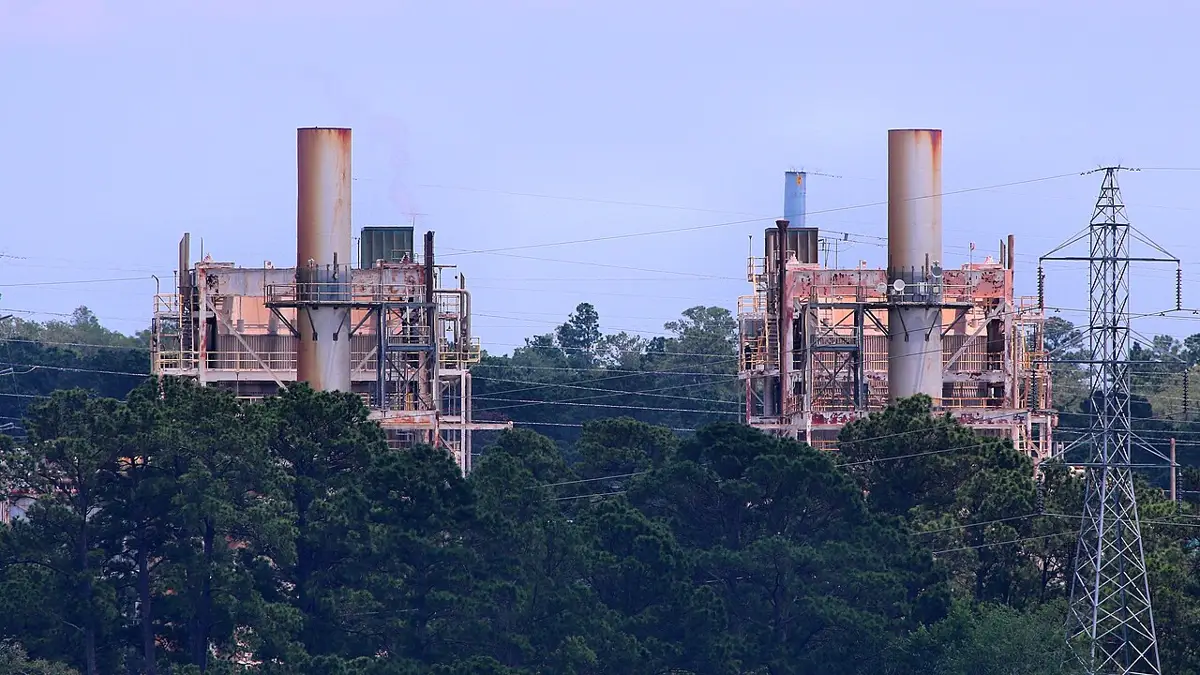 Units 1 and 2 of the Sim Gideon Power Plant, a 639 megawatt (MW), natural gas fired power plant on Lake Bastrop in Bastrop...