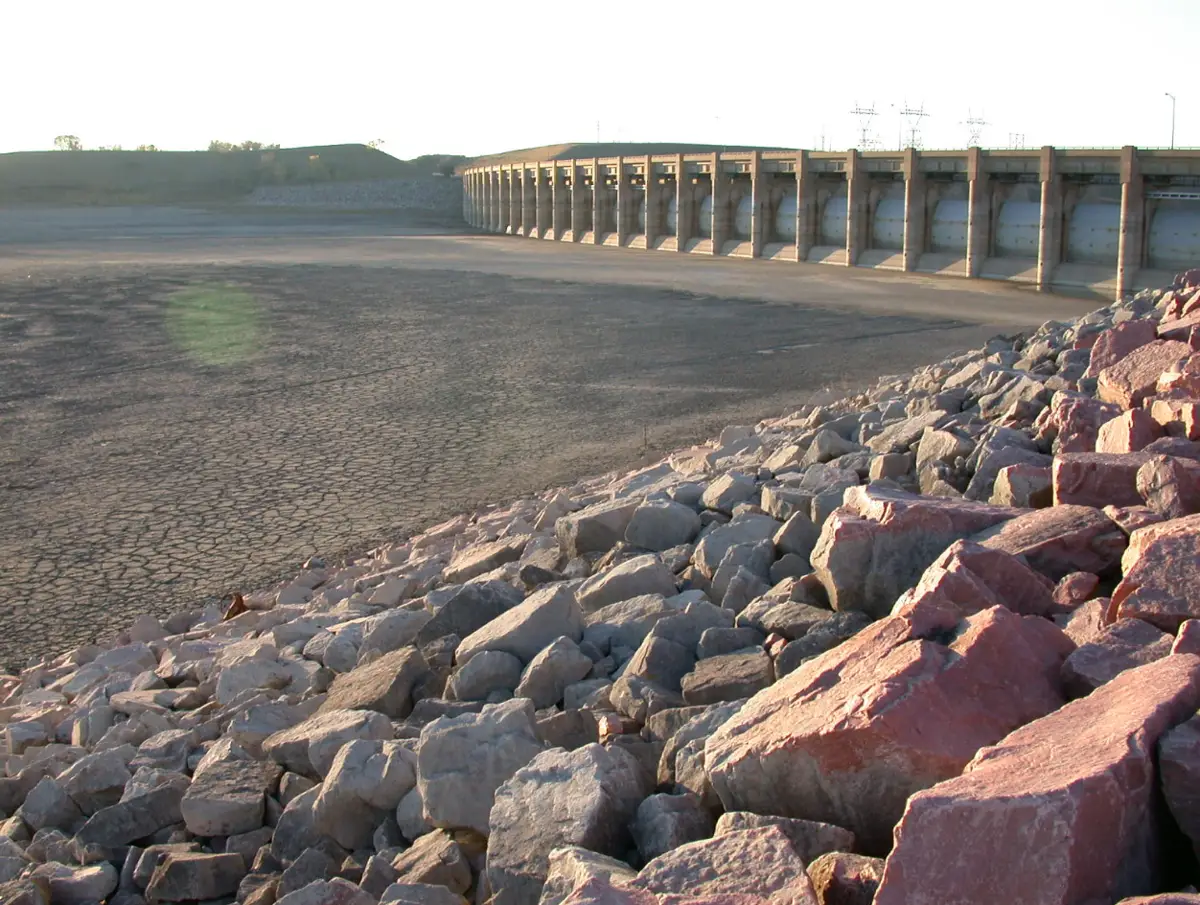 Garrison Dam on the Missouri River, North Dakota