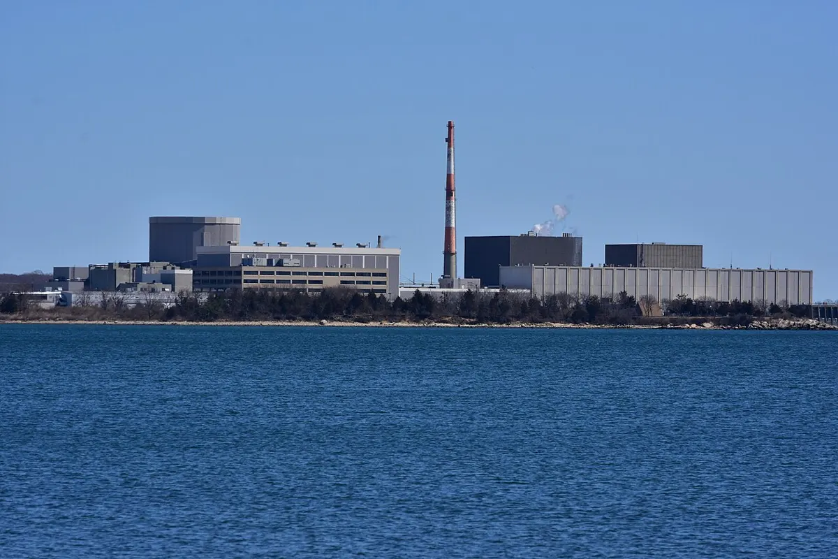 Millstone nuclear power plant on Long Island Sound in Waterford, Connecticut