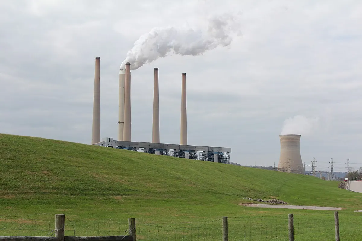 J.M. Stuart Station coal-fired power plant in southwest Ohio
