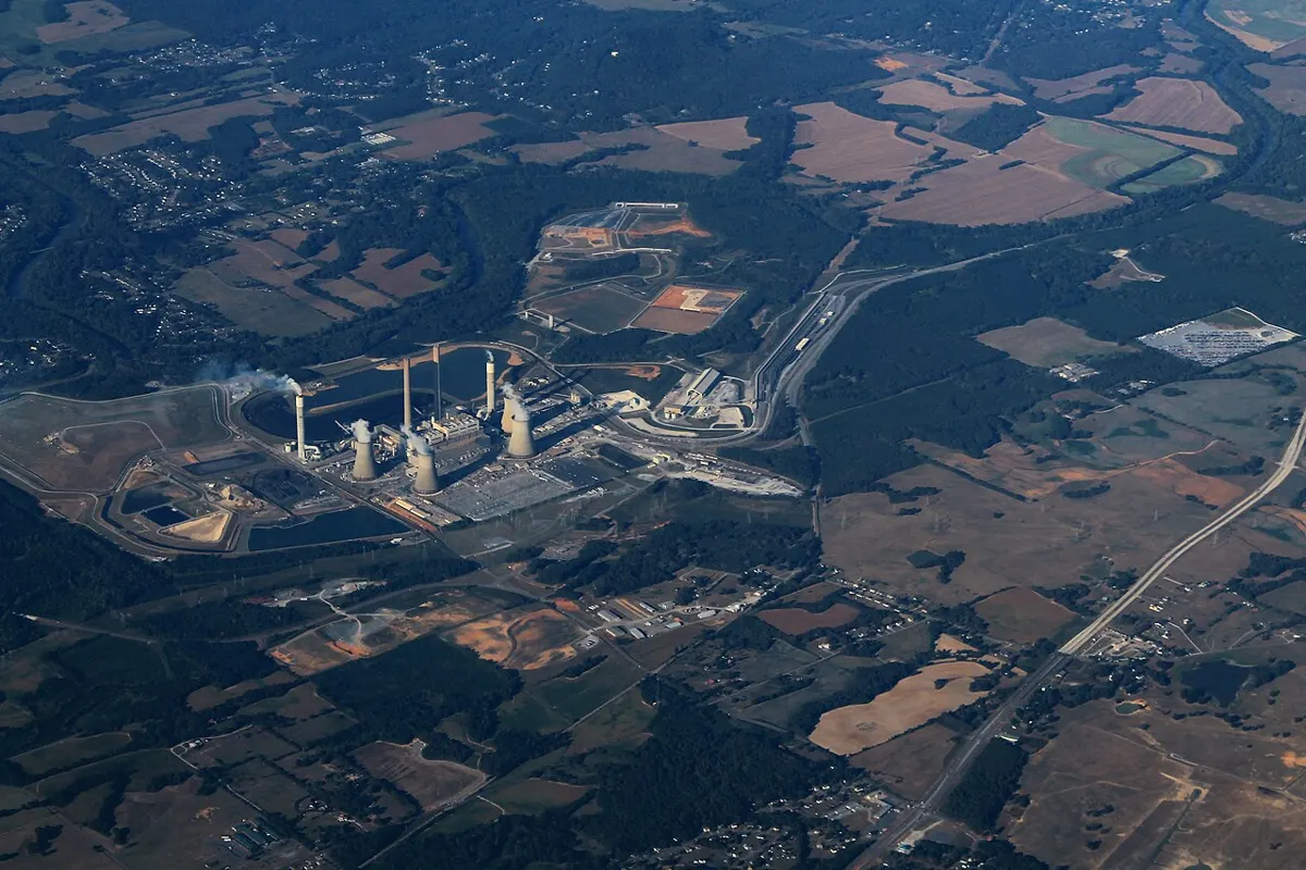 Georgia Power Plant Bowen near Cartersville, Georgia