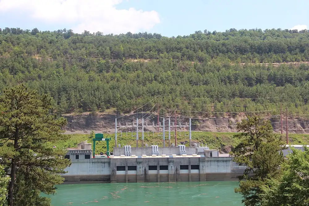 Rocky Mountain Hydroelectric Plant's power station, Georgia