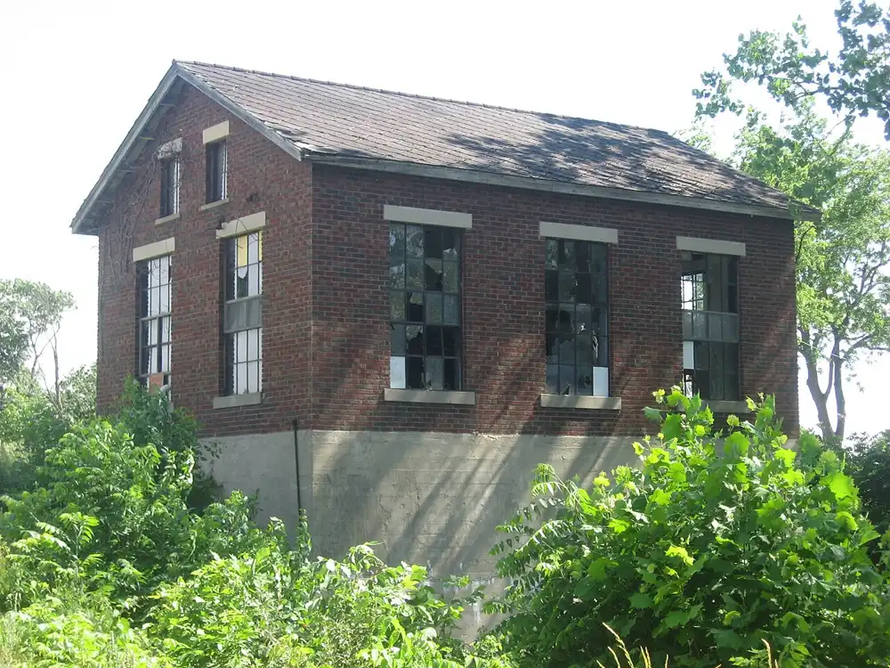 Star Mill power plant northwest of Howe in Lima Township, Indiana