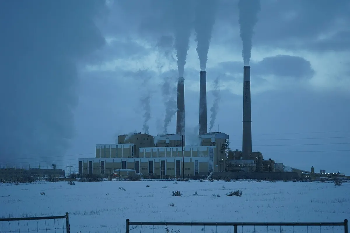 Hunter Power Plant near Castle Dale, Utah