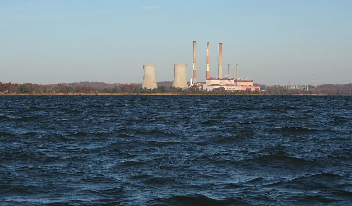 Chalk Point Generating Station on the Patuxent River in Maryland