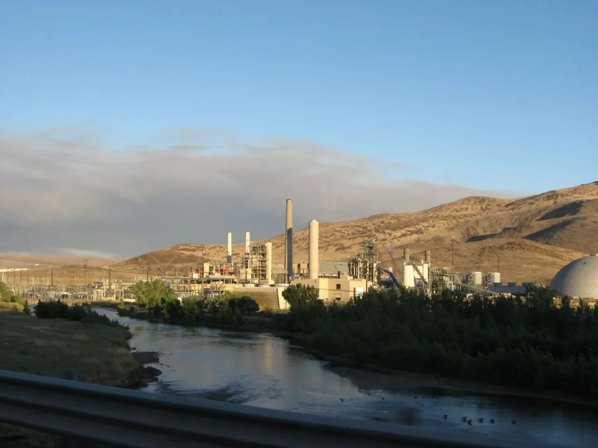 Tracy Power Plant natural gas generating station east of Sparks, Nevada