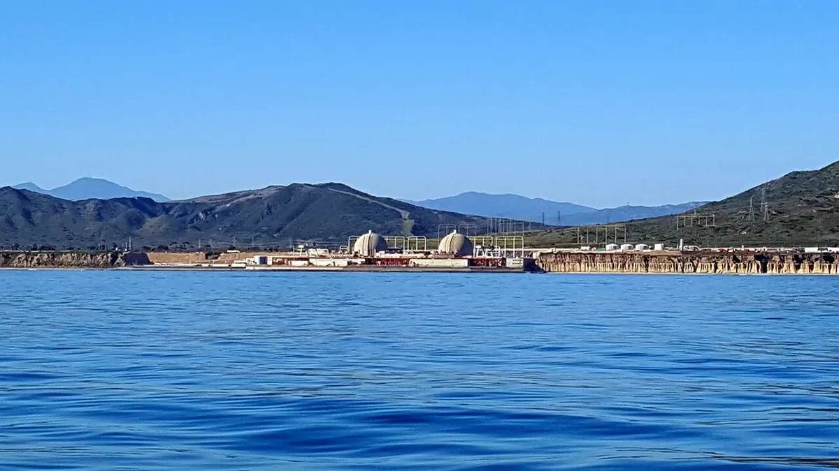 San Onofre Nuclear Generating Station on the Southern California coast