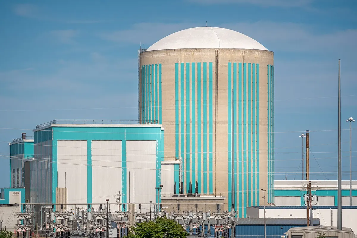 Kewaunee Nuclear Power Plant on Lake Michigan, Wisconsin