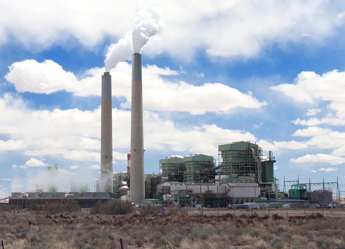 Cholla Power Plant, a coal-fired plant with four units, near Joseph City, Arizona