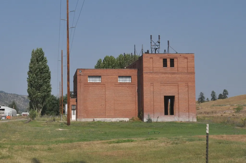 Milwaukee Road railroad substation No. 10 in Missoula, Montana