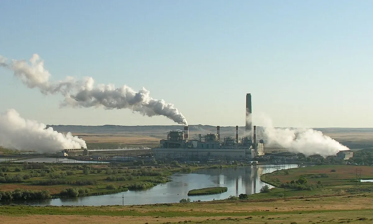 Dave Johnson coal-fired power plant, central Wyoming / 2006